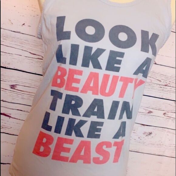 𝅺American Apparel Grey Workout Tank - Picture 3 of 4